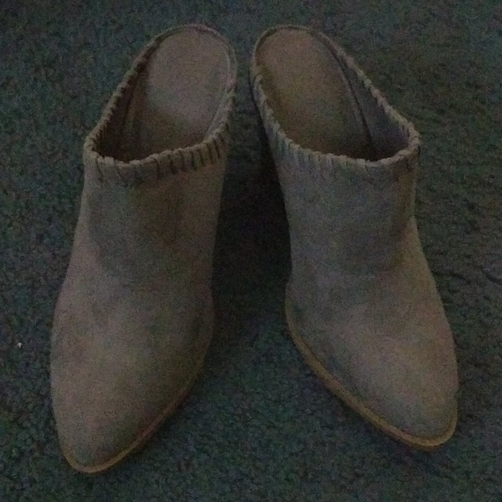 Gray Blue slip into shoes